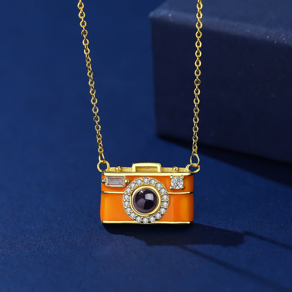 Geometrik Dörtgen Kolye – Platin, Altın ve Rose Gold Unisex Zincir