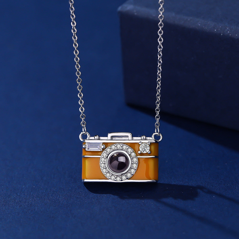 Geometrik Dörtgen Kolye – Platin, Altın ve Rose Gold Unisex Zincir